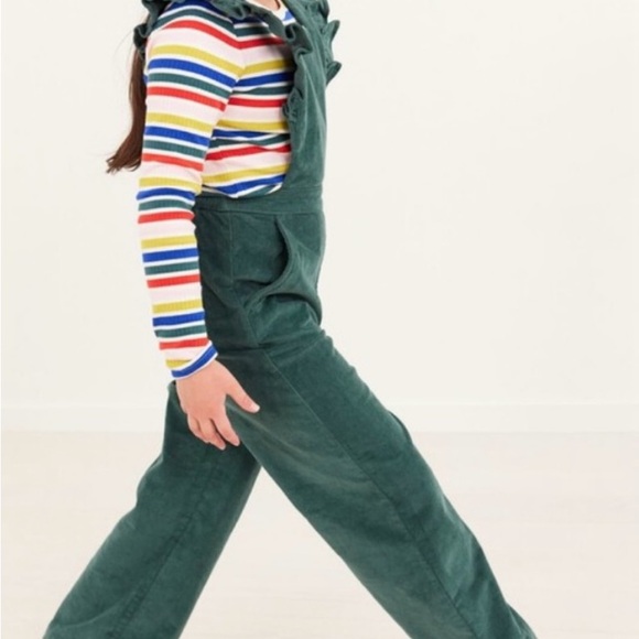 Hanna Andersson green corduroy overalls - Picture 2 of 6